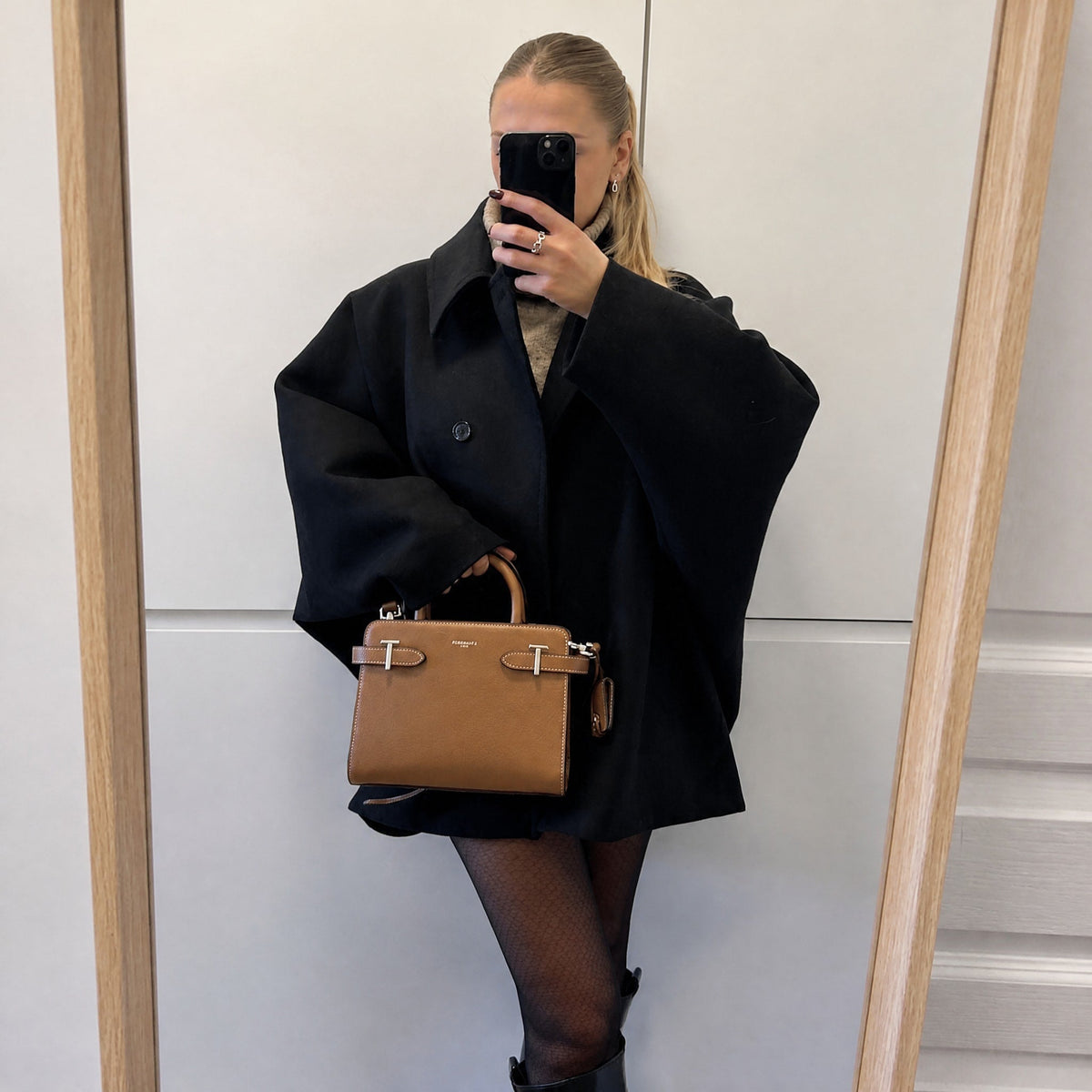 Women's Oversized Collared Button-Front Jacket, Relaxed Fit